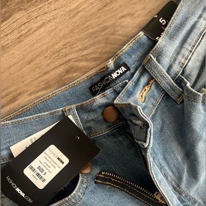 Brand New distressed denim